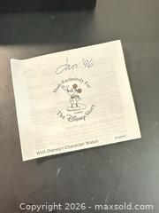 MaxSold Auction: Disney The Disney Store Mickey Mouse Silver-Tone Wrist Watch (1996) - Calgary (Alberta, Canada) SELLER MANAGED Moving Online Auction - Varsville Place Northwest