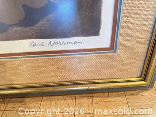 MaxSold Auction: Lars Norrman Limited Edition Lithograph 12/100, Framed - Calgary (Alberta, Canada) SELLER MANAGED Moving Online Auction - Varsville Place Nw