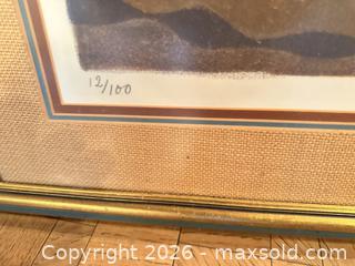 MaxSold Auction: Lars Norrman Limited Edition Lithograph 12/100, Framed - Calgary (Alberta, Canada) SELLER MANAGED Moving Online Auction - Varsville Place Nw