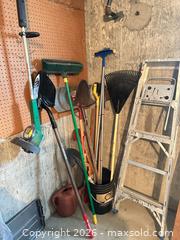 MaxSold Auction: Lot of Garden/Yard Tools with Folding Step Ladder, Weed Eater - Calgary (Alberta, Canada) SELLER MANAGED Moving Online Auction - Varsville Place Northwest