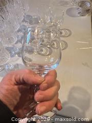 MaxSold Auction: Mixed Clear Cut Crystal and Plain Glass Wine Glasses - Calgary (Alberta, Canada) SELLER MANAGED Moving Online Auction - Varsville Place Northwest