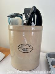 MaxSold Auction: Mixed Lot: Utensils, Hand Mixer, Measuring Cup, Crock & Towels - Calgary (Alberta, Canada) SELLER MANAGED Moving Online Auction - Varsville Place Nw