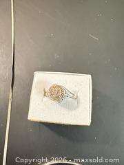 MaxSold Auction: Mixed Metal Amber Teardrop Pendant  .925 Sterling Silver Ring Jewelry Set with Box - Calgary (Alberta, Canada) SELLER MANAGED Moving Online Auction - Varsville Place Nw