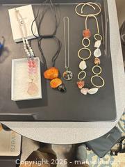 MaxSold Auction: Multicolor Boho Statement Pendant Necklace, Adjustable Length  - Calgary (Alberta, Canada) SELLER MANAGED Moving Online Auction - Varsville Place Northwest