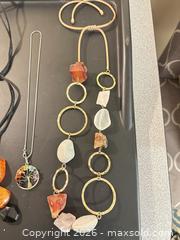 MaxSold Auction: Multicolor Boho Statement Pendant Necklace, Adjustable Length  - Calgary (Alberta, Canada) SELLER MANAGED Moving Online Auction - Varsville Place Northwest