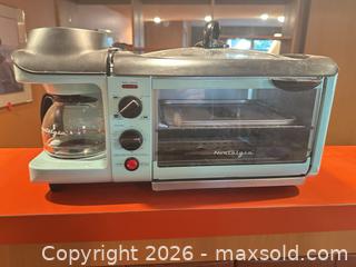 MaxSold Auction: Nostalgia 3-in-1 Breakfast Station Aqua/Teal BST3AQ - Calgary (Alberta, Canada) SELLER MANAGED Moving Online Auction - Varsville Place Northwest