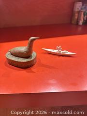 MaxSold Auction: Pair of Small Folk/Indigenous Bone & Stone Figurines - Calgary (Alberta, Canada) SELLER MANAGED Moving Online Auction - Varsville Place Nw