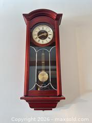 MaxSold Auction: Seiko Wall Clock, Cherry/Mahogany Wood Case, Medium - Calgary (Alberta, Canada) SELLER MANAGED Moving Online Auction - Varsville Place Nw