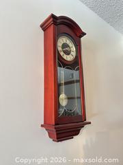 MaxSold Auction: Seiko Wall Clock, Cherry/Mahogany Wood Case, Medium - Calgary (Alberta, Canada) SELLER MANAGED Moving Online Auction - Varsville Place Nw