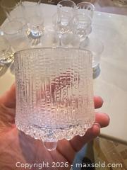 MaxSold Auction: Set of 14 Clear Ribbed Textured Glass Tumblers - Calgary (Alberta, Canada) SELLER MANAGED Moving Online Auction - Varsville Place Nw
