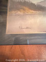 MaxSold Auction: Signed Chandler Landscape Wall Art, Framed with Glass - Calgary (Alberta, Canada) SELLER MANAGED Moving Online Auction - Varsville Place Northwest