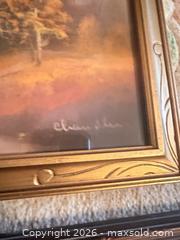 MaxSold Auction: Signed Chandler Landscape Wall Art, Framed with Glass - Calgary (Alberta, Canada) SELLER MANAGED Moving Online Auction - Varsville Place Northwest