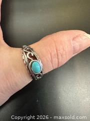 MaxSold Auction: Sterling Silver Turquoise Ring, Cuff & Charm Bracelet - Calgary (Alberta, Canada) SELLER MANAGED Moving Online Auction - Varsville Place Northwest