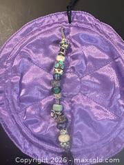 MaxSold Auction: Trollbeads Sterling Silver & Lampwork Glass Charm Bead Bracelet, Stamped 925 - Calgary (Alberta, Canada) SELLER MANAGED Moving Online Auction - Varsville Place Northwest