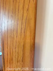 MaxSold Auction: Vertical Solid Wood Wall Mirror - Light Brown Oak - Calgary (Alberta, Canada) SELLER MANAGED Moving Online Auction - Varsville Place Northwest