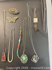 MaxSold Auction: Vintage Jewelry Lot w/ Seiko Watch — Necklaces, Bracelets - Calgary (Alberta, Canada) SELLER MANAGED Moving Online Auction - Varsville Place Nw