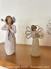 MaxSold Auction: Willow Tree–Style Angel Ornament Figurine Set (7+), Cream Beige - Calgary (Alberta, Canada) SELLER MANAGED Moving Online Auction - Varsville Place Northwest