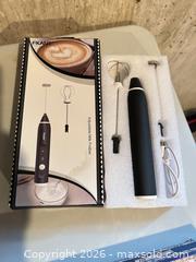 MaxSold Auction: Wrendale Plate, FKANT Frother, Playing Cards & Wooden Holders - Calgary (Alberta, Canada) SELLER MANAGED Moving Online Auction - Varsville Place Northwest