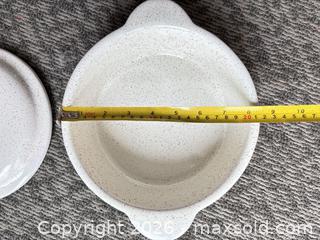 MaxSold Auction: Blue Mountain Pottery Stoneware Casserole Dish,  8inches - Mississippi Mills (Ontario, Canada) SELLER MANAGED Downsizing Online Auction - Rae Road