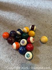 MaxSold Auction: Full Set of Pool/Billiard Balls (16) Phenolic/Resin - Mississippi Mills (Ontario, Canada) SELLER MANAGED Downsizing Online Auction - Rae Road