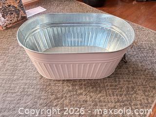 MaxSold Auction: Galvanized Metal Ice Bucket / Beverage Tub with Bottle Opener - Mississippi Mills (Ontario, Canada) SELLER MANAGED Downsizing Online Auction - Rae Road
