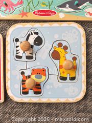 MaxSold Auction: Lot of 6 Wooden Knob Puzzles - Melissa & Doug & Misc - Mississippi Mills (Ontario, Canada) SELLER MANAGED Downsizing Online Auction - Rae Road