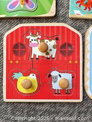 MaxSold Auction: Lot of 6 Wooden Knob Puzzles - Melissa & Doug & Misc - Mississippi Mills (Ontario, Canada) SELLER MANAGED Downsizing Online Auction - Rae Road
