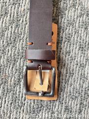 MaxSold Auction: Mountain Warehouse Brown Genuine Leather Belt, Large - Mississippi Mills (Ontario, Canada) SELLER MANAGED Downsizing Online Auction - Rae Road