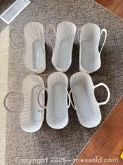 MaxSold Auction: Set of 6 Gray Plastic Storage Baskets - Mississippi Mills (Ontario, Canada) SELLER MANAGED Downsizing Online Auction - Rae Road