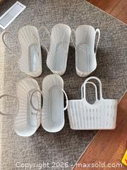 MaxSold Auction: Set of 6 Gray Plastic Storage Baskets - Mississippi Mills (Ontario, Canada) SELLER MANAGED Downsizing Online Auction - Rae Road
