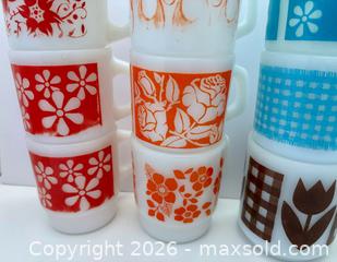 MaxSold Auction: Collection of Vintage Milk Glass Mugs - Fire-King & Termocrisa - Cornwall (Ontario, Canada) SELLER MANAGED Downsizing Online Auction - Queen Street