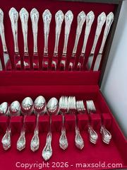MaxSold Auction: Silver Plate Flatware Service for 12 with Anti-Tarnish Chest - Cornwall (Ontario, Canada) SELLER MANAGED Downsizing Online Auction - Queen Street