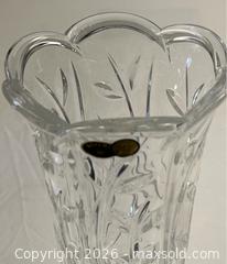 MaxSold Auction: Bohemian Crystal Vase from Czechoslovakia  - Campbell (California, USA) PARTNER MANAGED Estate Sale Online Auction - Dell Avenue
