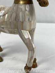MaxSold Auction: Brass and Mother of Pearl Horse Figurine - Campbell (California, USA) PARTNER MANAGED Estate Sale Online Auction - Dell Avenue