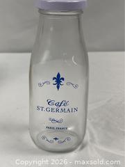 MaxSold Auction: Cafe St. Germain Paris Milk Bottles in a Crate - Campbell (California, USA) PARTNER MANAGED Estate Sale Online Auction - Dell Avenue