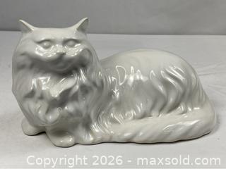 MaxSold Auction: Ceramic Reclining Cat Figurine - Campbell (California, USA) PARTNER MANAGED Estate Sale Online Auction - Dell Avenue
