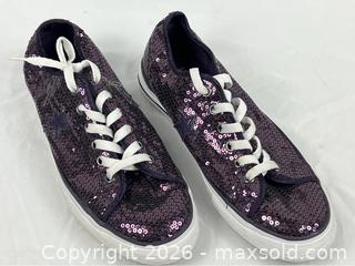 MaxSold Auction: Converse One Star Purple Sequin Sneakers - Campbell (California, USA) PARTNER MANAGED Estate Sale Online Auction - Dell Avenue