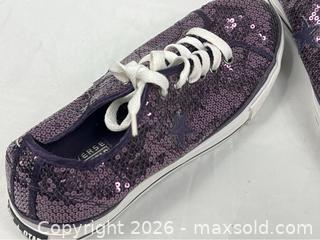 MaxSold Auction: Converse One Star Purple Sequin Sneakers - Campbell (California, USA) PARTNER MANAGED Estate Sale Online Auction - Dell Avenue