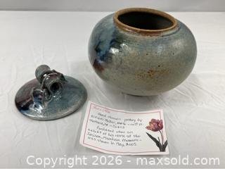 MaxSold Auction: Hand Formed Artisan Pottery Jar with Provenance - Campbell (California, USA) PARTNER MANAGED Estate Sale Online Auction - Dell Avenue