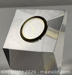 MaxSold Auction: Hoya “Museum Crystal” Desk Clock - Campbell (California, USA) PARTNER MANAGED Estate Sale Online Auction - Dell Avenue