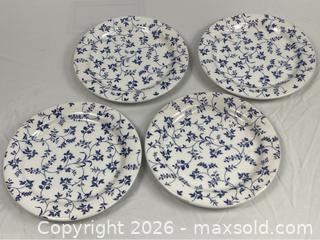 MaxSold Auction: Italian Blue & White Salad Plate Set in Box - Campbell (California, USA) PARTNER MANAGED Estate Sale Online Auction - Dell Avenue