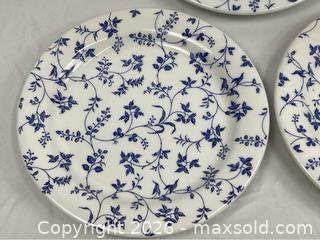 MaxSold Auction: Italian Blue & White Salad Plate Set in Box - Campbell (California, USA) PARTNER MANAGED Estate Sale Online Auction - Dell Avenue