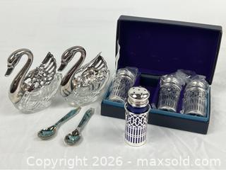 MaxSold Auction: Italian Silverplate and Crystal Swan Cellars and More - Campbell (California, USA) PARTNER MANAGED Estate Sale Online Auction - Dell Avenue