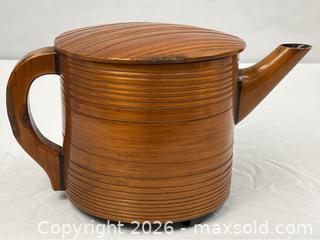 MaxSold Auction: Japanese Magewappa Bentwood Teapot - Campbell (California, USA) PARTNER MANAGED Estate Sale Online Auction - Dell Avenue