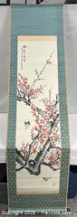 MaxSold Auction: Large Chinese Scroll with Plum Branch and Birds - Campbell (California, USA) PARTNER MANAGED Estate Sale Online Auction - Dell Avenue