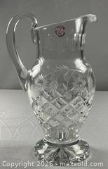 MaxSold Auction: Lead Crystal Pitcher Made in Poland - Campbell (California, USA) PARTNER MANAGED Estate Sale Online Auction - Dell Avenue