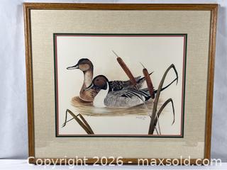 MaxSold Auction: Limited Edition Print of Northern Pintail Ducks by Marilyn Zarzana Dixon - Campbell (California, USA) PARTNER MANAGED Estate Sale Online Auction - Dell Avenue