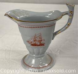 MaxSold Auction: Spode Nautical Cream and Sugar Set - Campbell (California, USA) PARTNER MANAGED Estate Sale Online Auction - Dell Avenue