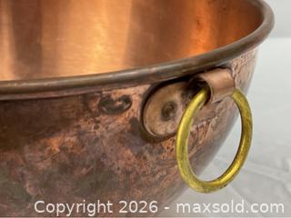 MaxSold Auction: Vintage French Heavy Copper Mixing Bowl - Campbell (California, USA) PARTNER MANAGED Estate Sale Online Auction - Dell Avenue