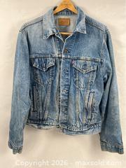 MaxSold Auction: Vintage Levi Strauss Jean Jacket Made In USA  - Campbell (California, USA) PARTNER MANAGED Estate Sale Online Auction - Dell Avenue